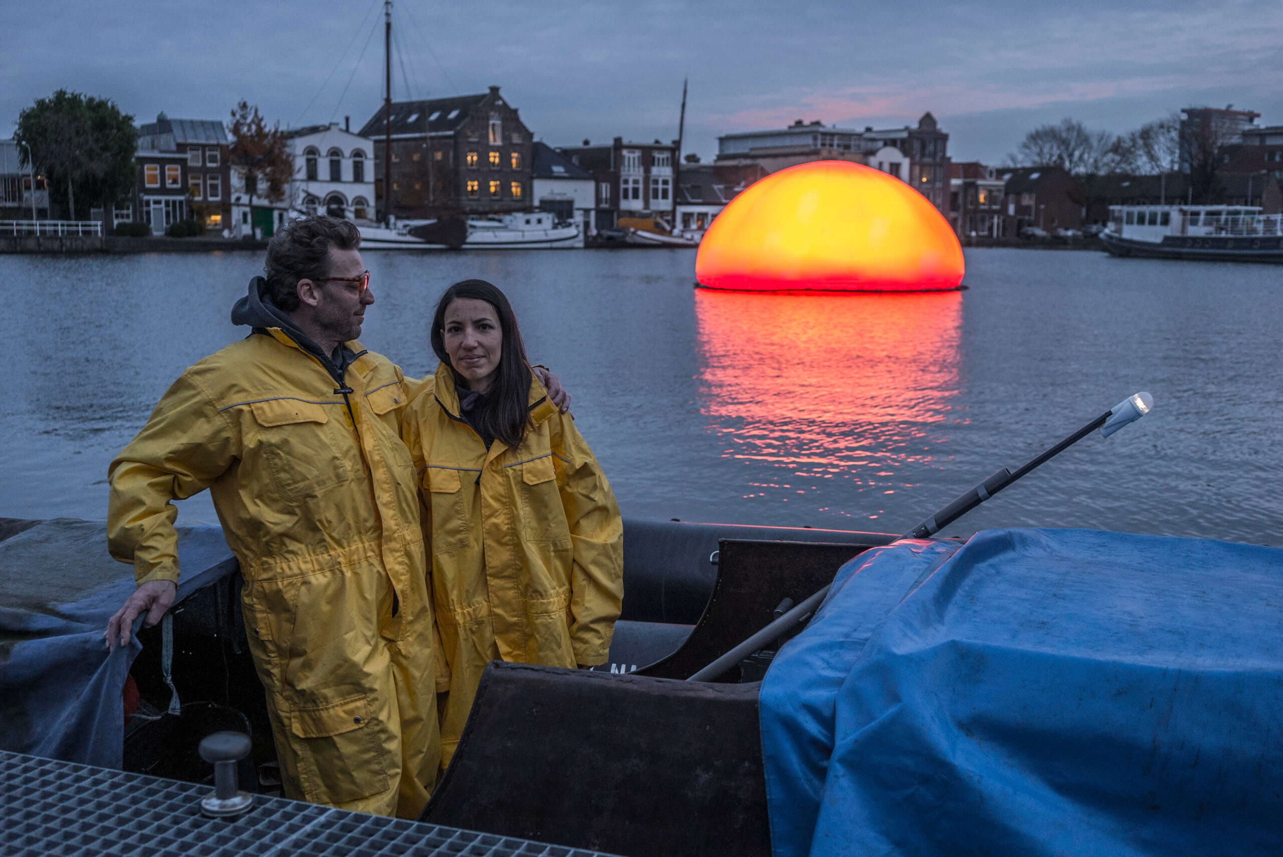 Sunset in Delft, Fred Leeflang